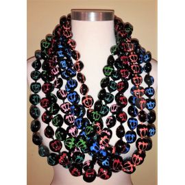 50 pcs Best Quality Hawaii  Turtle Honu Kukui Nut Necklace Lei
