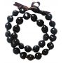 Kukui Nut Lei 32" - BROWN Color