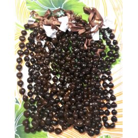 30 Pcs Best Quality 32" BROWN Kukui Nut Necklaces Leis Wholesale