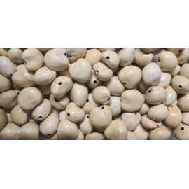 32 Pcs NATURAL-BEIGE Loose Real Kukui Nuts