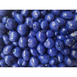 32 Pcs NAVY-BLUE Loose Real Kukui Nuts