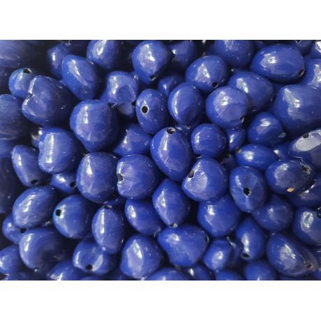 32 Pcs NAVY-BLUE Loose Real Kukui Nuts 