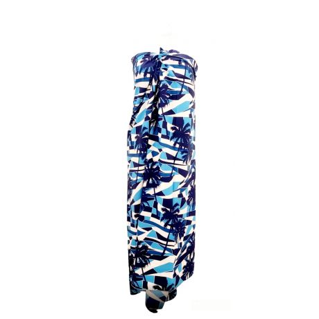 Sarong  Navy - Blue Palm Trees