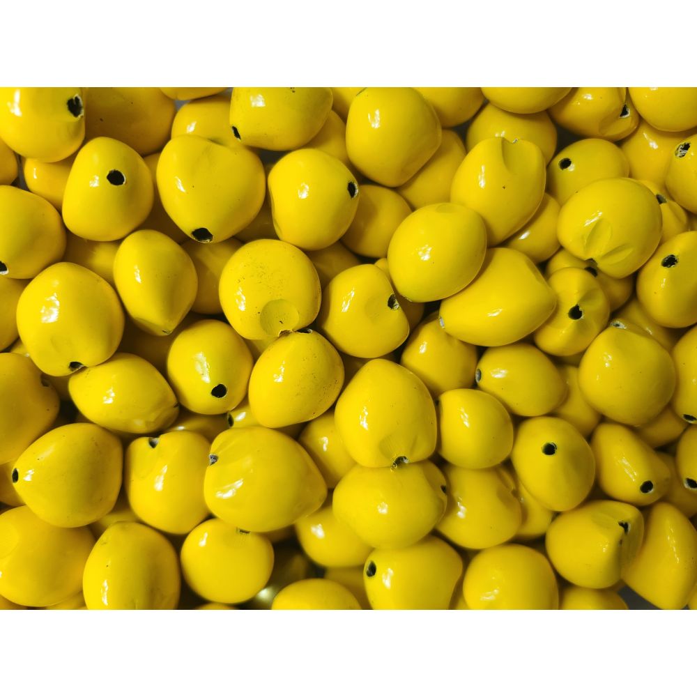 32 Pcs YELLOW Loose Real Kukui Nuts