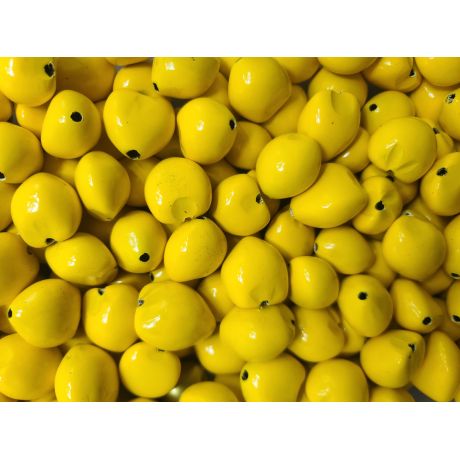 32 Pcs YELLOW Loose Real Kukui Nuts