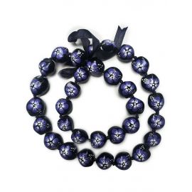 32 Best Quality Hawaii Hibiscus Flower Kukui Nut Necklace Leiy Purple