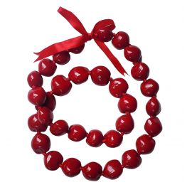 Kukui Nut Necklace Lei Hawaiian Wedding Luau Graduation Cherry