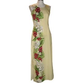 2LDB-488Y -  Kona Tropical Flower Hawaiian Dress
