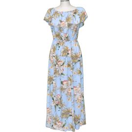 Classic Orchid Blue Off The Shoulder Summer Dress