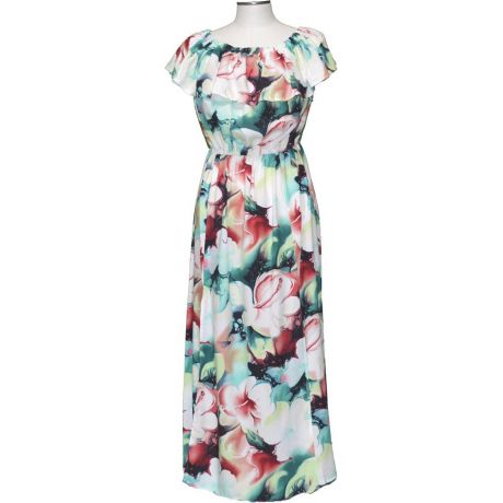 Watercolor Hibiscus Summer Dress