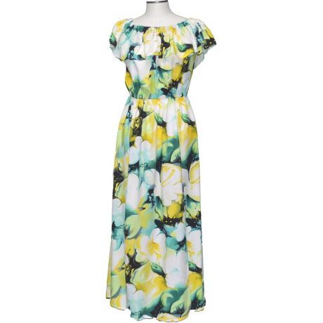 Watercolor Hibiscus Summer Dress