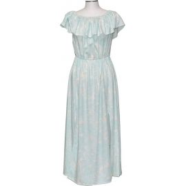 Kohala Forest Green Off The Shoulder Summer Dress