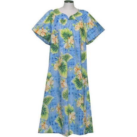 5M-541G- Ohana Orchid Midi Muumuu Dress