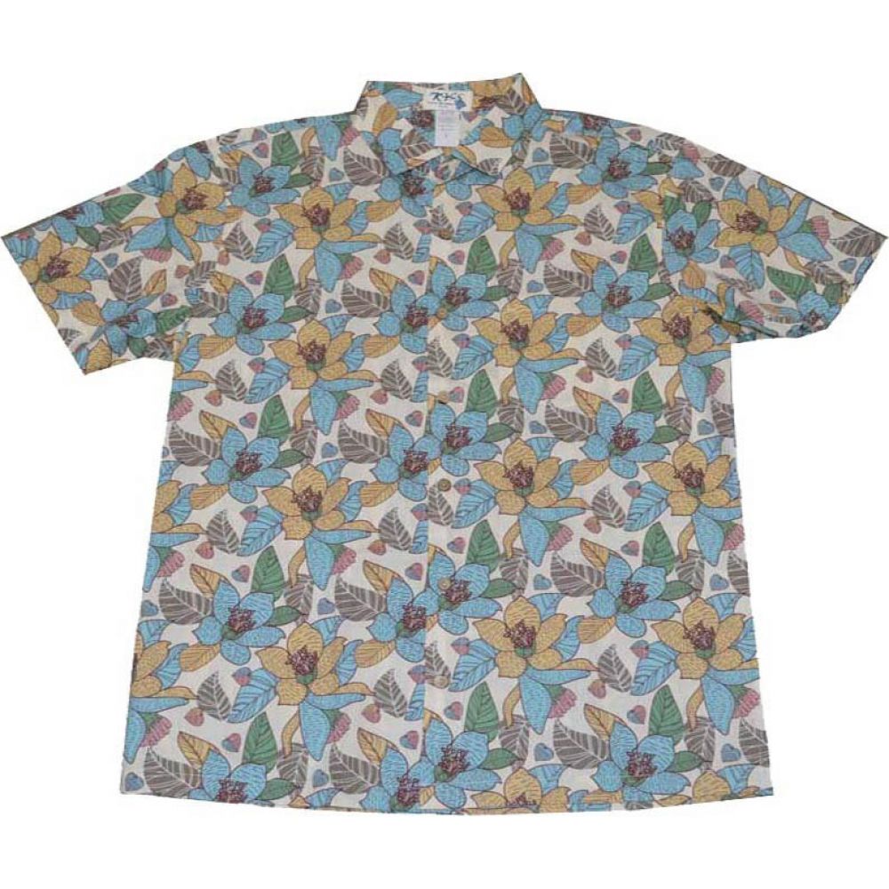 ALS-532W- Lahaina Floral Slim Fit Hawaiian Shirt