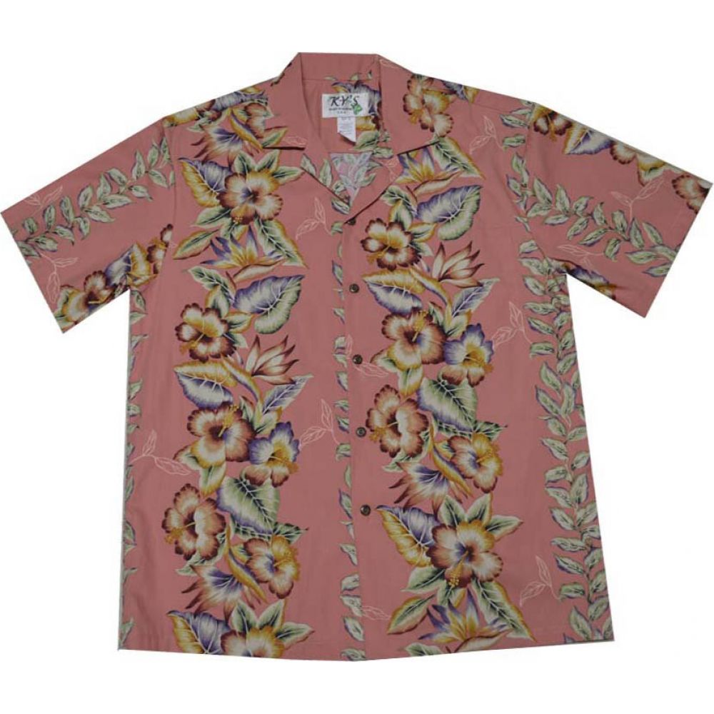 AL-535CO - Vintage Anthurium Design Aloha Shirt