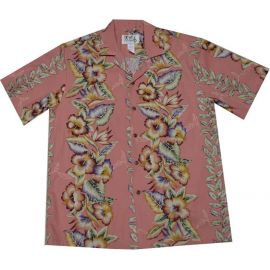 AL-535CO - Vintage Anthurium Design Aloha Shirt