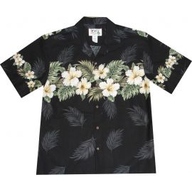 AL430-Big and Tall Mens Original Hibiscus Hawaiian Shirt