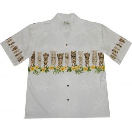 AL-451 W Tiki-Chest-Band-White-Hawaiian-shirt