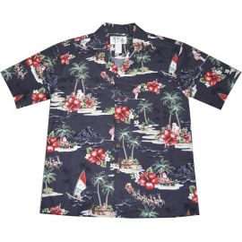 AL 537B - Christmas Aloha Shirt