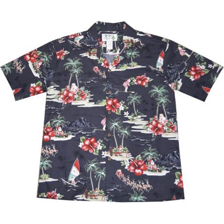 AL 537B - Christmas Aloha Shirt