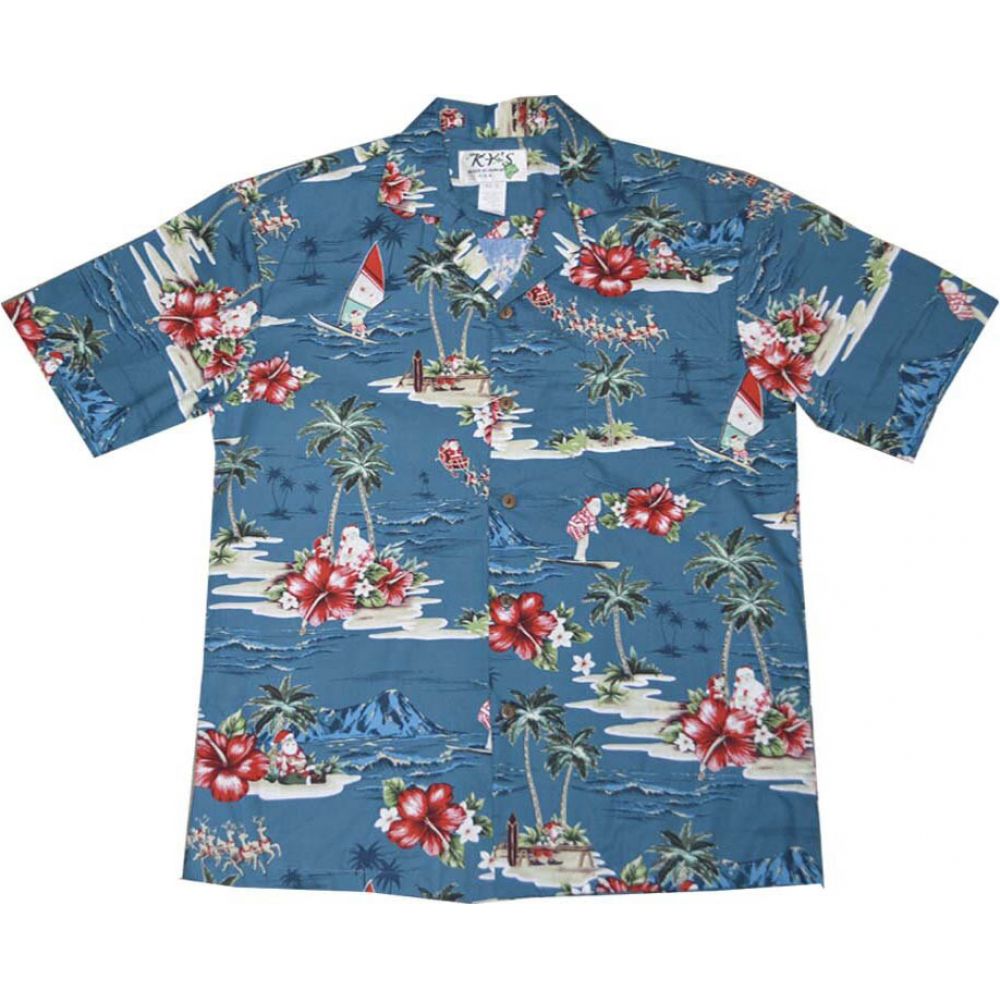 AL 537G - Christmas Aloha Shirt