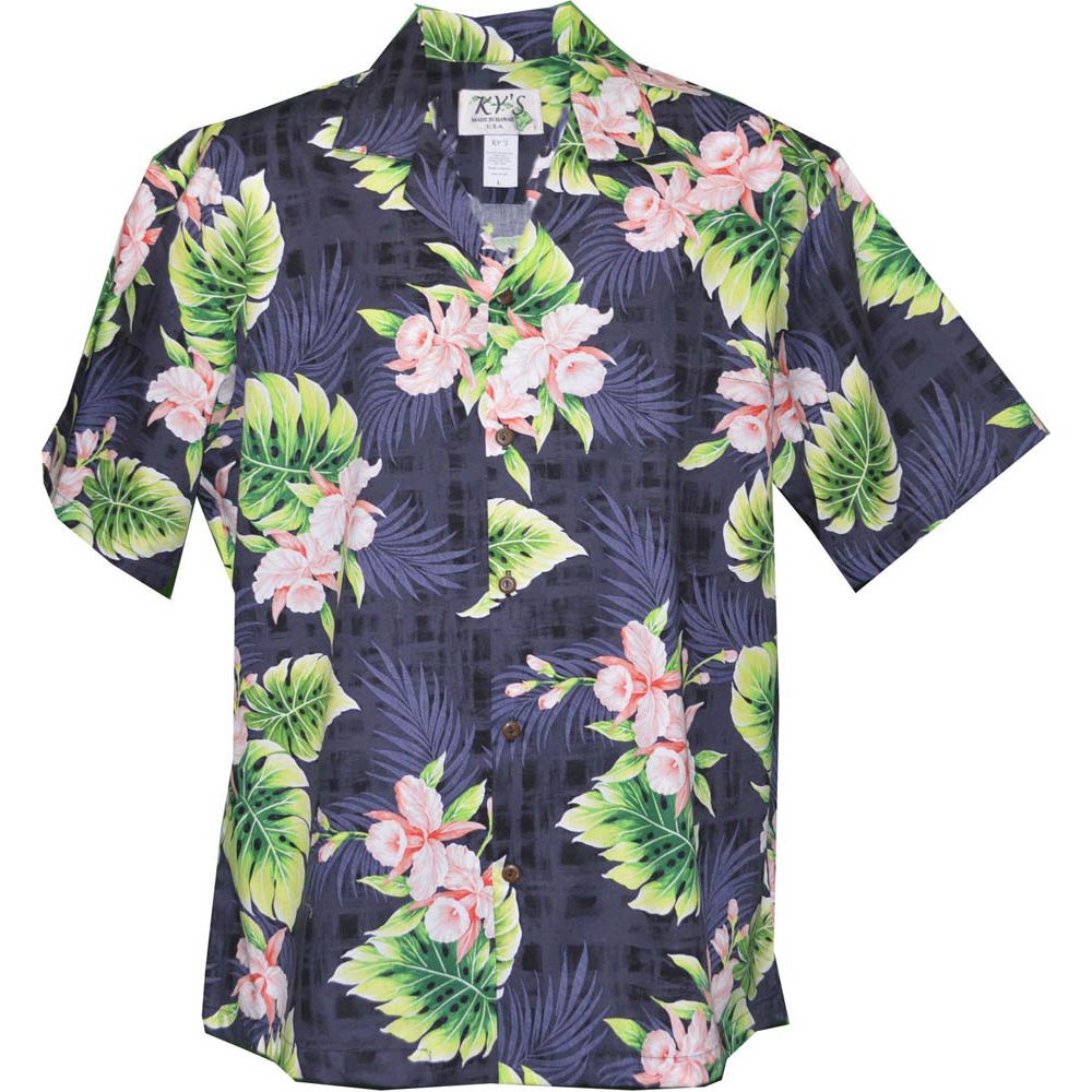 AL 541 B Ohana Orchid Aloha Shirt