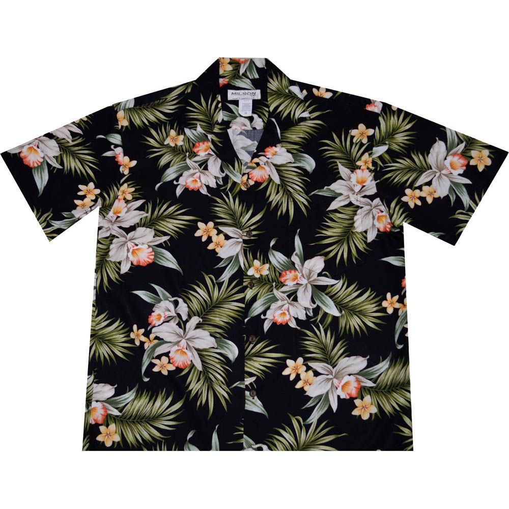 AL-824B- Classic Orchid Aloha Shirt