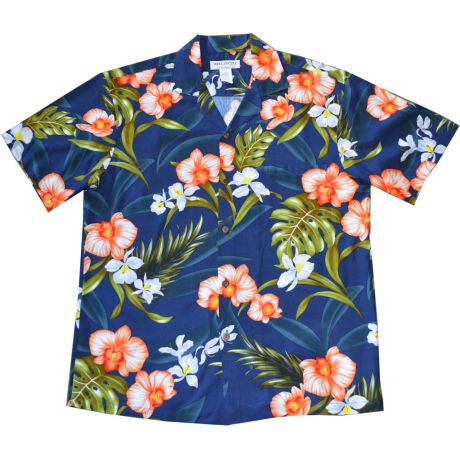 AL-829NB - Akupu Orchid Aloha Shirt