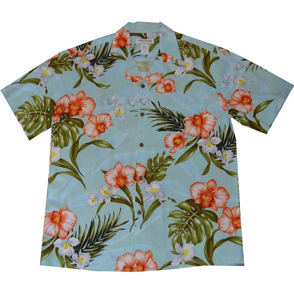 AL 829G - Akupu Orchid Aloha Shirt
