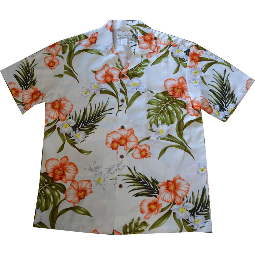AL 829W - Akupu Orchid Aloha Shirt