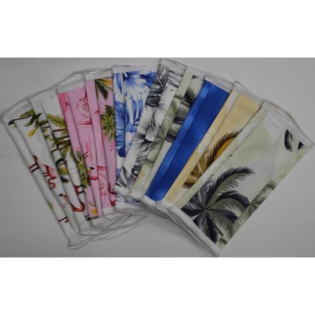 Hawaiian Mask for Adult ( Pack of 10 pics) - M2 Assorted