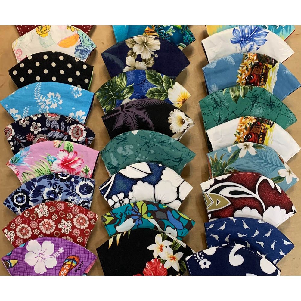 Hawaiian Mask for Adult ( Pack of 10 pics)- M1 Assorted