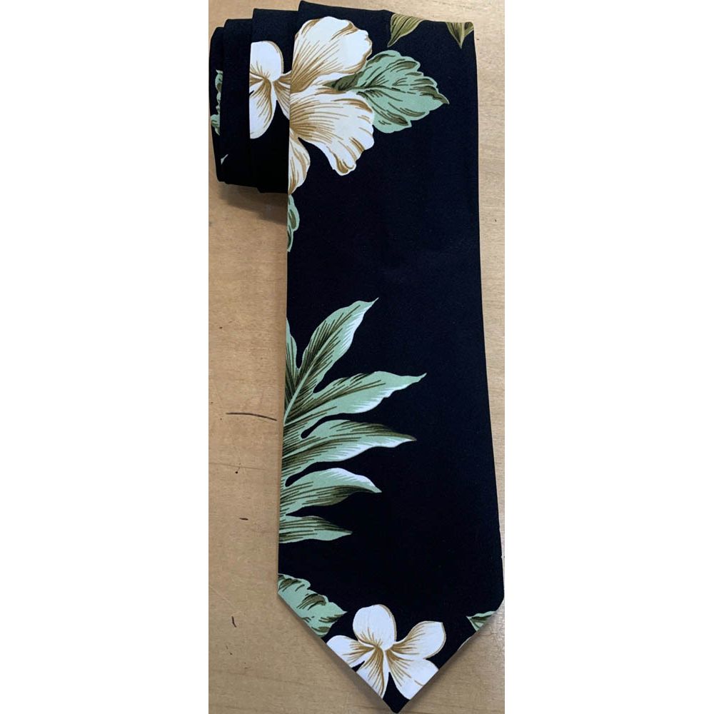 T-403B - Kualoa Ranch Hawaiian Print Neckties