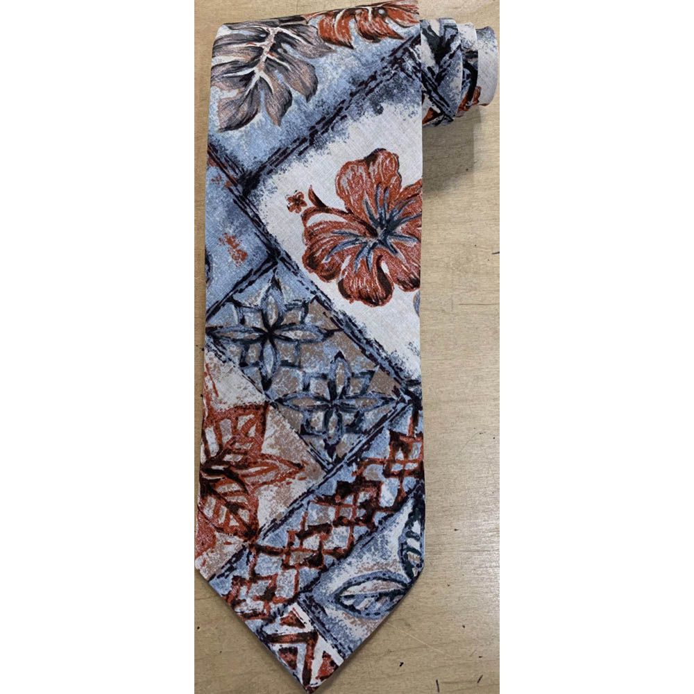 T-519R -  Hawaii Kai Hawaiian Print Neckties