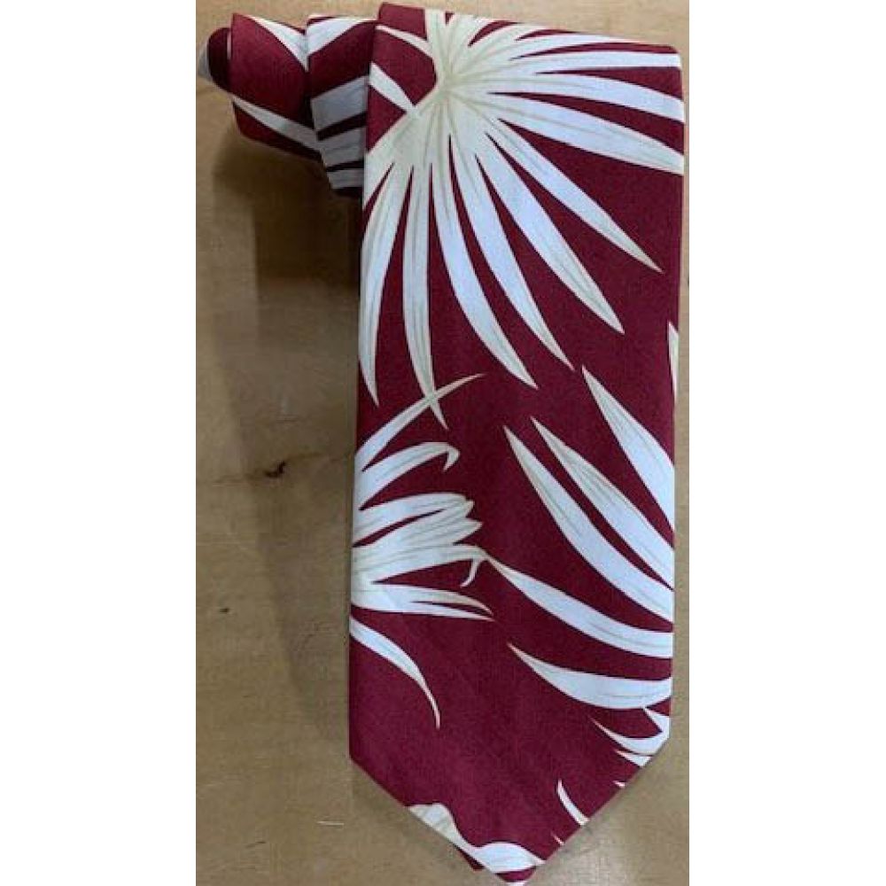 T-482-  Palm Leaves Hawaiian Print Neckties (
