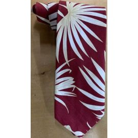 T-482-  Palm Leaves Hawaiian Print Neckties (