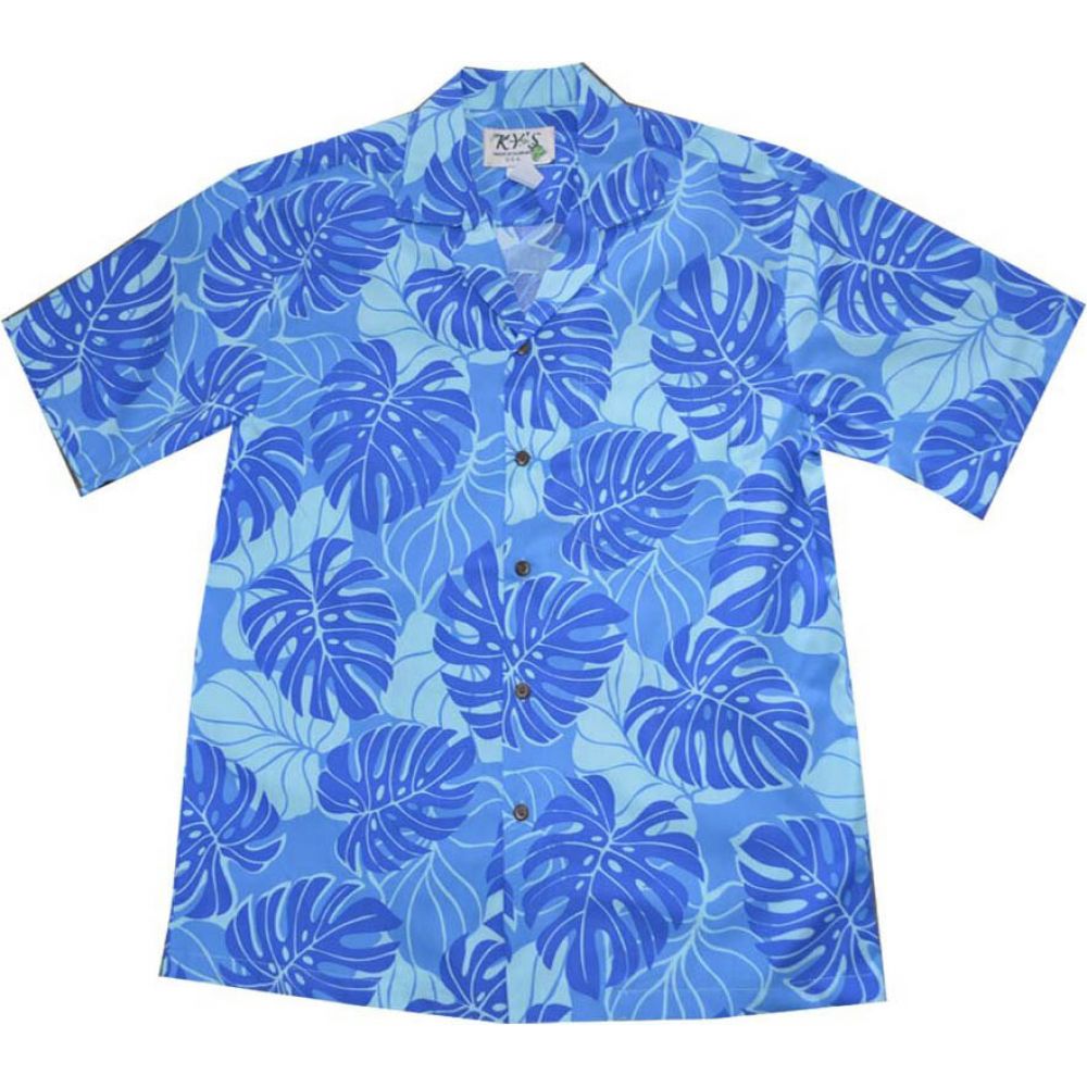 AL 539BL - Monstera Deliciosa Aloha Shirt