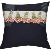 PL520B- Pineapple Black Pillow Case