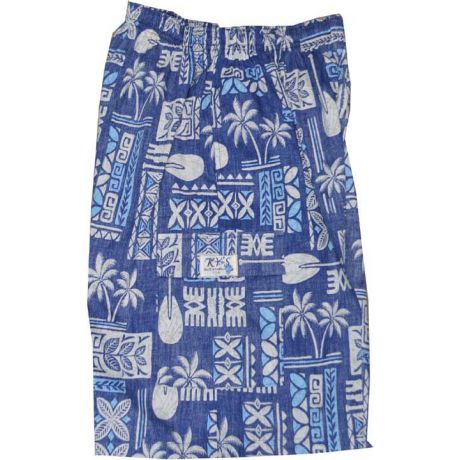 SH2-510NB - Beach Hawaiian Mens Shorts