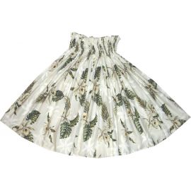 SK413W- Hawaiian Traditional Hula Skirt Classic Orchid