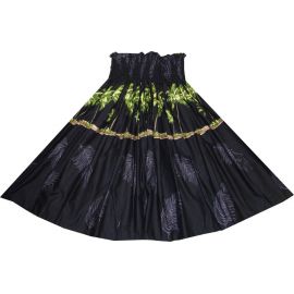 SK433B- Hawaiian Traditional Hula Skirt Palm Trees