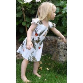 Girls Hawaii Dress Hawaiian Orchid White
