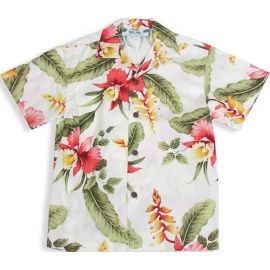 Two Palms Boys Hawaiian Shirt Sonic in Beige