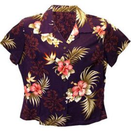 Fern Hibiscus Purple