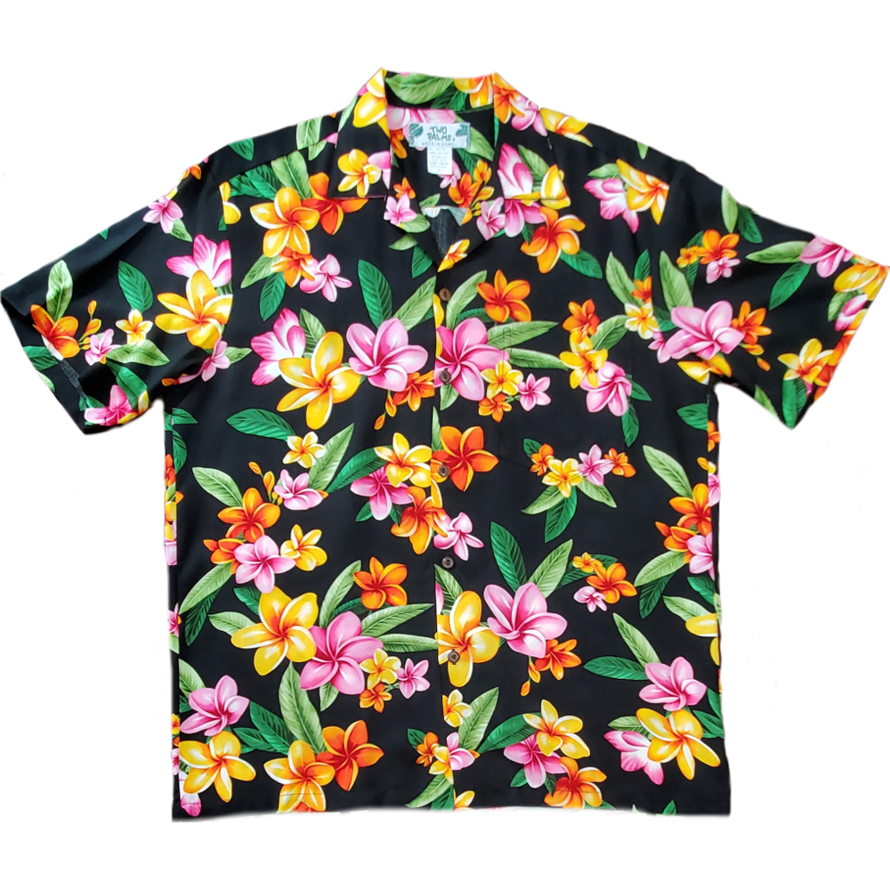 Happy Plumeria Black