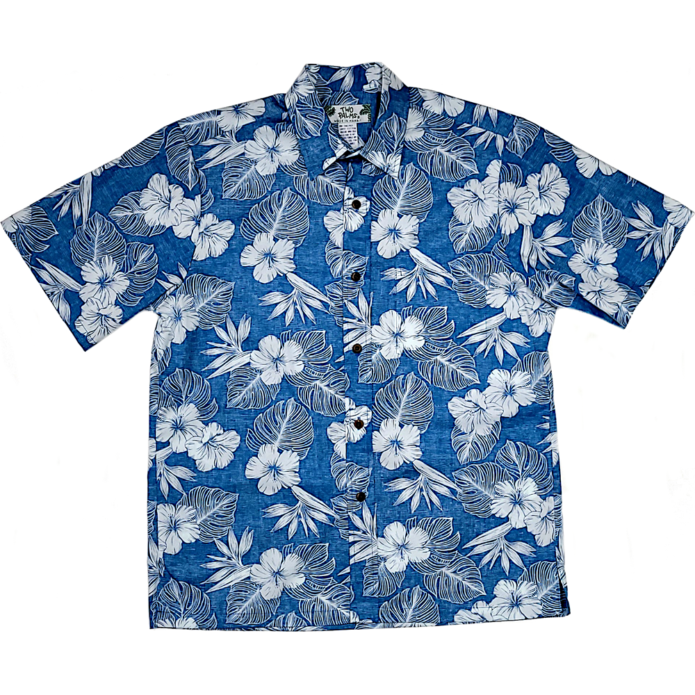 Reverse Print Shirt Molokai Aqua