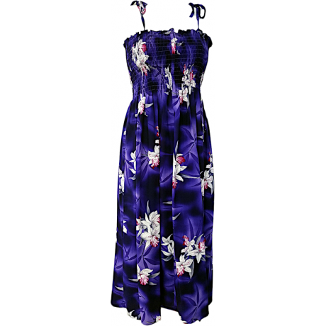 Tube Top Dress Midnight Orchid Purple