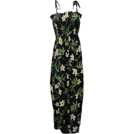 Tube Top Dress Bamboo in Black