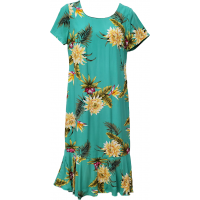 Hawaiian Dress Ceres in Green 701-3R-C