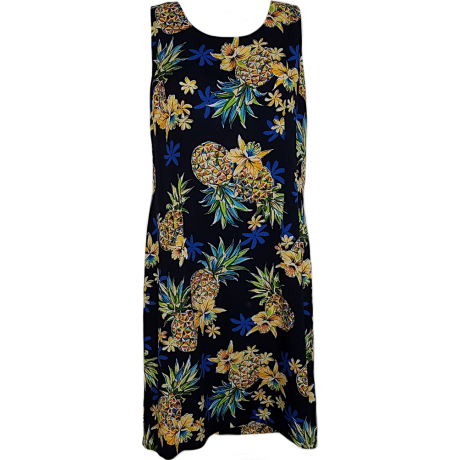 Tank Dress Golden Pineapple Navy